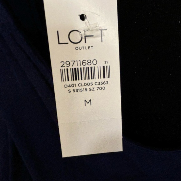 NWT Loft Blue Twist Tank - Picture 3 of 3